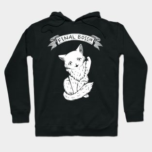 Kitty Final Boss Illustration Hoodie